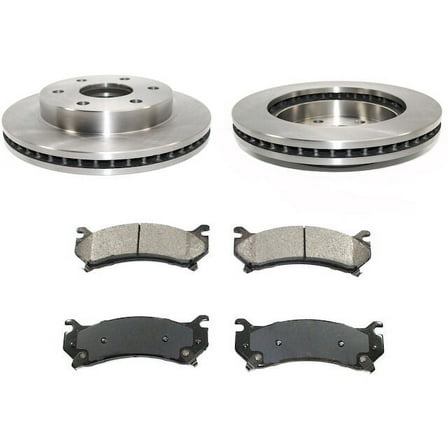 Front Brake Pad and Rotor Kit - Compatible with 2002 - 2006 Cadillac Escalade 2003 2004 2005