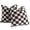 Coffee, variant on Lanola Pack of 2 Decorative Throw Pillow Covers Checkerboard Luxury Super Soft Faux Fur Wool Set Case Cushion for Couch Sofa Bedroom 18 x 18-Inch Camel
