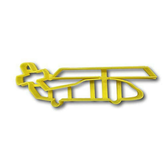Helicopter cookie cutter- Fast Shipping - Sharp Edges - Exceptional Quality