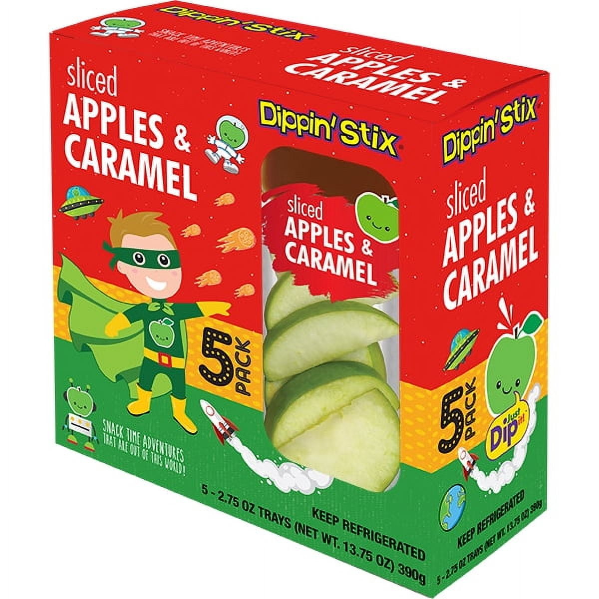 Dippin’ Stix Sliced Apples & Caramel, 2.75oz, 5 Count