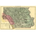 thumbnail image 2 of Thomas 24x17 Black Ornate Wood Framed with Double Matting Museum Art Print Titled - Santa Clara Northeast California Landowner, 2 of 4