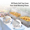 thumbnail image 6 of ROVSUN Electric 9 QT Chafing dishes Buffet Set with PC Lid, 6 of 8