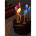 thumbnail image 2 of 12PCS Colorful Flame Birthday Candles Flame And Candle Color Match Perfect For Birthday And Party Photos, 2 of 4