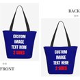 thumbnail image 4 of Custom Tote Bag With Logo Photo, Custom Bag, Personalized Shopping Bags Reusable Grocery Bags Bulk For Work Travel Gifts, 4 of 8