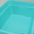 thumbnail image 6 of Petfamily Extra Large Cat Litter Box, Color Teal, Jumbo Hooded, 21.50 x 17.90 x 17.25 in, 6 of 8