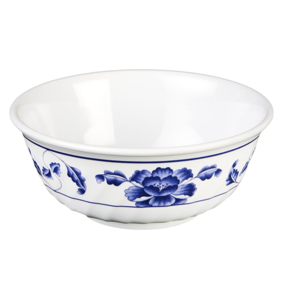 Excellante Lotus Melamine Dinnerware Collection 72 Oz, 9" Swirl Bowl, Comes in Dozen