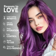 Splat Naturals Conditioning Hair Color, Semi-Permanent Hair Dye, Purple, 6 fl oz Pouch