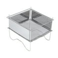 thumbnail image 2 of Soporte de acero inoxidable de parrilla plegable con bolsas de almacenamiento Gadgets de cocción accesorios para pesca de campamento de picnic al aire libre Inevent OD020758-00B, 2 of 7