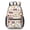 Fireman and Dalmatian, variant on Fireman and Cone Blue Pattern 17" School Backpacks for Teens,Waterproof Oxford Fabric,S-Shape Padded Straps for School,Travel,Hiking,Camping