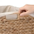 thumbnail image 4 of Villacera 83-DEC7028 Portable Handmade Wicker Laundry Hampers with Lid - Set of 2, 4 of 8