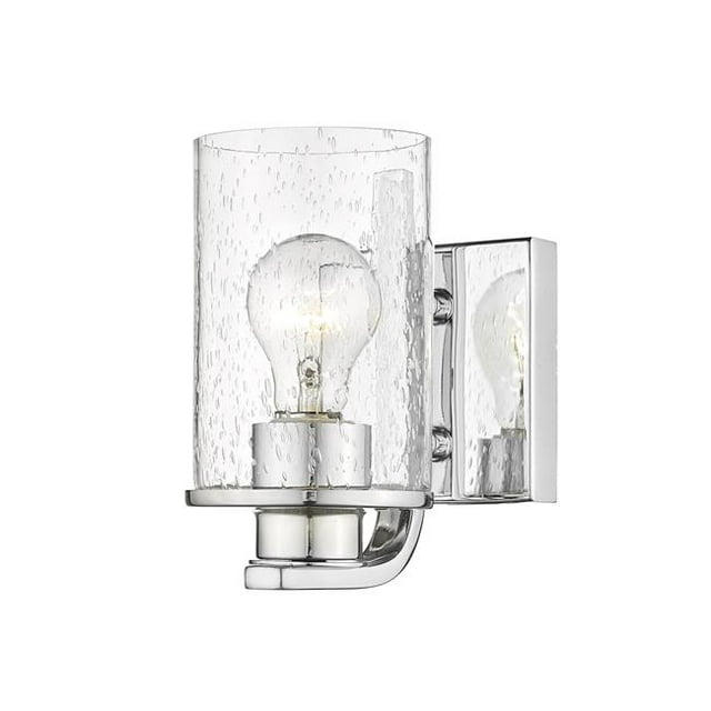 Z Lite 492-1S-CH Beckett 1 Light Wall Sconce, Chrome