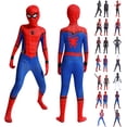 thumbnail image 3 of COOLIK Spider Costume Hero Jumpsuit with Mask Superhero Cosplay Bodysuit Halloween Spandex Costume Christmas Gift Dress Up Costume, Holiday Halloween Party Outfit, 3 of 3