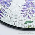 thumbnail image 2 of Wisteria Stained Glass Suncatcher, Wisteria Home Decor, Grandma Mom Birthday Gift, Wisteria Lover Gift, Wisteria Light Catcher Hanging, 2 of 5