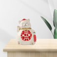 thumbnail image 4 of Moderna bienvenida gato superficie resina bienvenida estatua para Feng Shui escritorio pareja regalo muebles decoración ornamento Baoblaze Figura gato de la suerte, 4 of 8