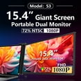 thumbnail image 2 of moobody 15.4 inches Laptop Expansion Screen Portable FHD 1920*1080 IPS Dual screen for Laptop, 2 of 7
