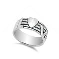 thumbnail image 4 of Love Music Heart Friendship Girlfriend Ring ( Sizes 5 6 7 8 9 10 ) .925 Sterling Silver Band Rings (Size 6), 4 of 4