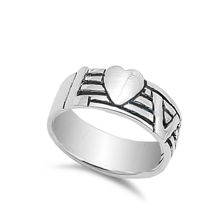 Love Music Heart Friendship Girlfriend Ring Sizes 5 6 7 8 9 10