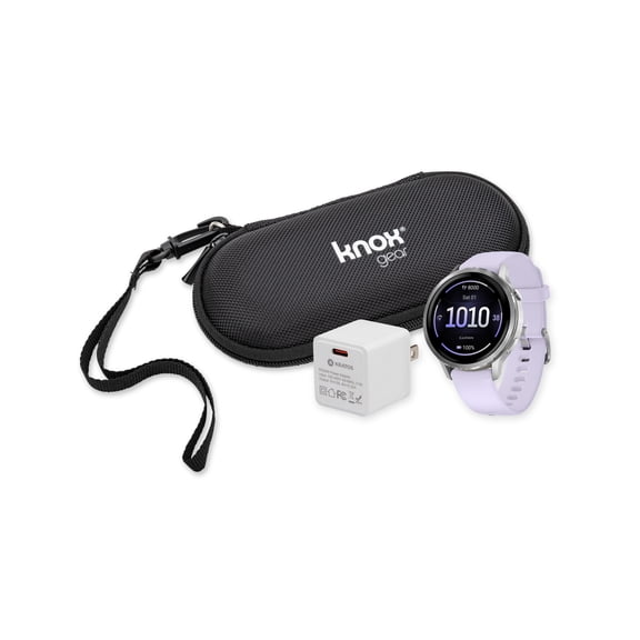 Garmin 41mm Venu 4, Advanced Fitness Tracker GPS Smartwatch,1.2" AMOLED Display, Built-in Flashlight Watch Bundle