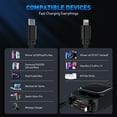 thumbnail image 4 of Retractable Car Charger, 96W Fast Car Accessories Adapter with Retractable Cables and 2 USB Port, USB C Car Charger Adapter for iPhone 16e/16/15/14/12,Galaxy,Pixel,Travel Essentials, 4 of 9
