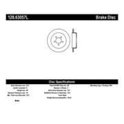 StopTech 128.63057L StopTech Sport Rotors; Drilled; Rear Left;
