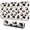 White Cow Black-1, variant on Long Mouse Pads for Desk,Beige Cow Flower Pattern Desk Mats on Top Of Desks, Desk Mouse Pad Extra Large with 3mm Non-Slip Base and Stitched Edge for Gaming,Office,Work,Home 31.5"x11.8"