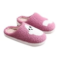 thumbnail image 5 of Mostsola Slippers for Women Funny Pumpkin Ghost Print Plush Cozy Indoor House Slippers Slip on Shoes, 5 of 9