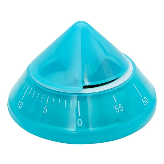 Baumgartens 77023 Translucent Conical Timer, 7" x 4-1/4" x 2" Size, Blue