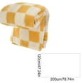 thumbnail image 6 of VAJUSO Blanket – Flannel Blanket… 70×100 Blue Yellow Home Decoration, 6 of 6
