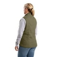 thumbnail image 2 of Women's Sherpa-Lined Softstone Duck Vest, 2 of 11