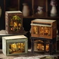 thumbnail image 2 of GJX Miniature House Kit,High Realism Mini World Mini House,Unique Flip Door Design Easy Diy No-Cut Assembly Affordable Tiny Homes,Style2, 2 of 4