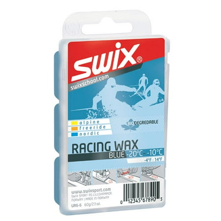 Bio-Degradable Swix Ski Snowboard Wax UR6-6 Cold