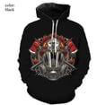 thumbnail image 4 of Sudadera con capucha de bombero con estampado 3D para hombre, sudadera con gráfico de bombero, sudadera informal de gran tamaño, novedad en sudaderas y sudaderas, chándal, 4 of 4