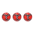 thumbnail image 4 of Dalazy Ballon de Soccer à Couture Fine pour Soccer Entraînement Collège PVC 1 Rouge 3Ensemble, 4 of 6