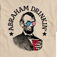 thumbnail image 2 of Instant Message - Abraham Drinkin - Men's Short Sleeve Graphic T-Shirt, 2 of 6