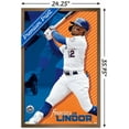 thumbnail image 3 of MLB New York Mets - Francisco Lindor 22 Wall Poster, 22.375" x 34" Framed, 3 of 5