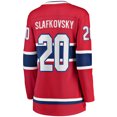 thumbnail image 3 of Women's Fanatics Juraj Slafkovsky Red Montreal Canadiens Home Breakaway Jersey, 3 of 3
