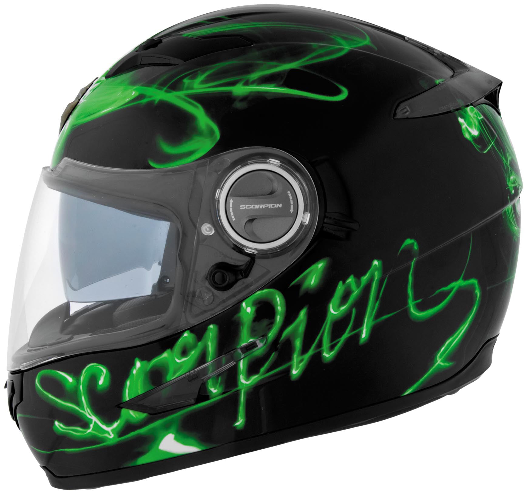 Scorpion EXO-500 Ardent Helmet Black/Green XL SCORPION50-4696