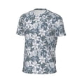 thumbnail image 6 of Wukai Lilies Flowers Print Men's Short-Sleeved Mesh T-Shirt,Quick-Dry Short Sleeve Workout T-Shirt-3X-Large, 6 of 8