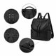 thumbnail image 2 of Backpacks Waterproof School Black Bag For Bag Backpack Women Female Double Shoulder Travel Leather Zip, 2 of 4