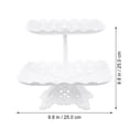 thumbnail image 2 of POINTERTECK Plastic Cupcake Stand Candy Display Tower 2-Tier Dessert Cake Stand for Wedding Party, 2 of 6