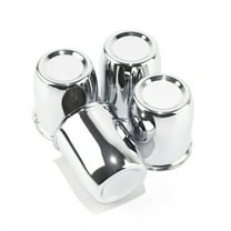 RhinoTuning 81mm/3.19in OD Stainless Push Thriugh Center Caps for 3.19in Trailer 4Pcs