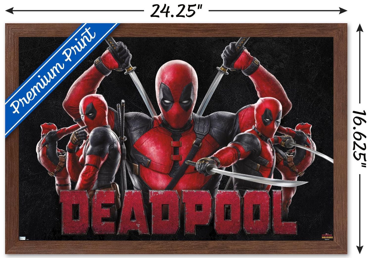 Marvel Deadpool & Wolverine - Deadpool Wall Poster