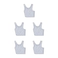 thumbnail image 2 of Minnieouse Chaleco de verano para mujer, chaleco moldeador, camiseta sin mangas para el pecho, camisetas sin mangas transpirables para hacer Type1 NO1, 2 of 6