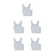 thumbnail image 1 of Chaleco femenino Minnieouse tejer camiseta sin mangas ejercicio transpirable Blanco XL, 1 of 6