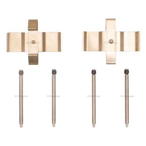 Front Brake Hardware Kit - Compatible with 1992 - 2002 Dodge Viper 1993 1994 1995 1996 1997 1998 1999 2000 2001