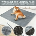 thumbnail image 5 of Tvtnvo Dog Mat Pet Urinary Training Mat for Dogs and Pets Instant Water Absorption Machine Washable Protector with Slip Grip Dots Stain and Tear Resistant Sofa Cage Liner Gray 17.7x23.6in, 5 of 5