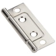 thumbnail image 1 of Concealed Bifold Cabinet Hinges - Satin Nickel, 2 Pack, 1 of 1