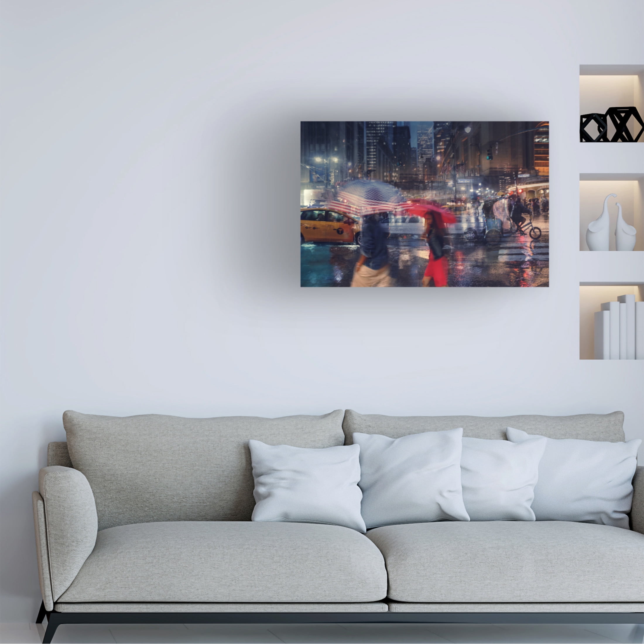 Canvas Wall Art - Massimo Della Latta 'Nyc 5' Wall Art for Living Room, Bedroom, or Office Décor by Trademark Fine Art - 19 x 12 Inches