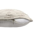 thumbnail image 3 of Ox Bay Petra 20" x 20" Beige/White Geometric Reversible Indoor/Outdoor Adult Decorative Throw Pillow, 3 of 7