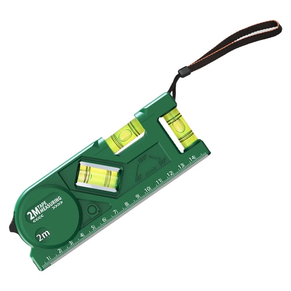 Measuring Tool Pocket Levels Ruler Precisions Protractor with Tape Measure Horizontal Vertical Bubble